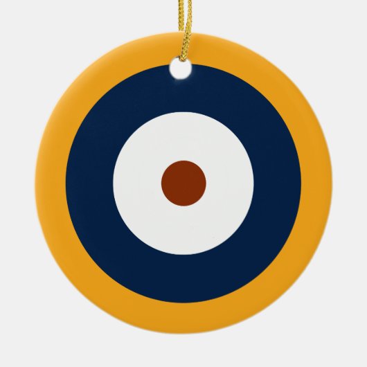 RAF Typ A.1 Roundel Keramik Ornament (Vorne)