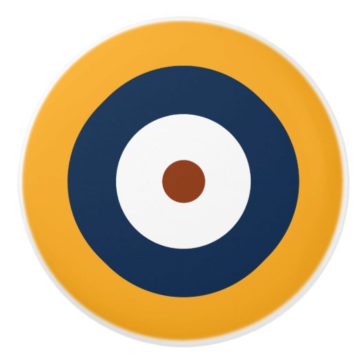 RAF Typ A.1 Roundel Keramikknauf (Vorderseite)