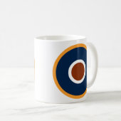 RAF - Vintage Roundel Kaffeetasse (VorderseiteRechts)
