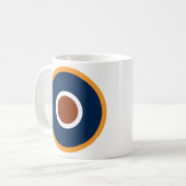 RAF - Vintage Roundel Kaffeetasse (Vorderseite Links)