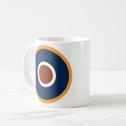RAF - Vintage Roundel Kaffeetasse (Vorderseite Links)