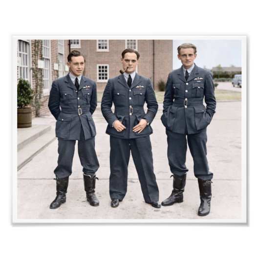 RAF Wing Commander Douglas Bader Fotodruck (Vorne)