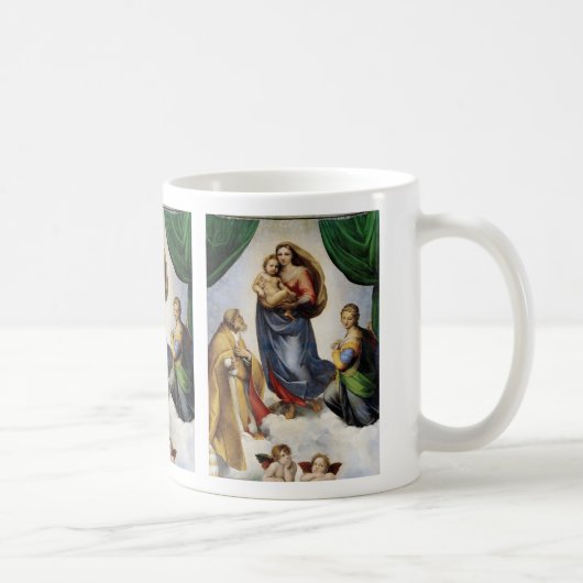 RAFAEL , Madonna Sixtina Kaffeetasse (Rechts)