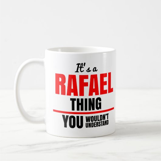 Rafael-Sache, die man nicht verstehen würde Kaffeetasse (Links)