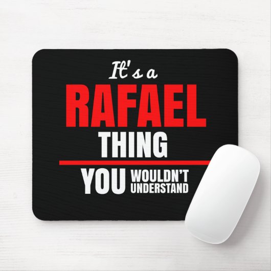 Rafael-Sache, die man nicht verstehen würde Mousepad (Mit Mouse)