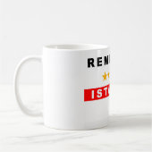 Rafalution - erinnern Sie sich an Istanbul-Tasse Kaffeetasse (Links)