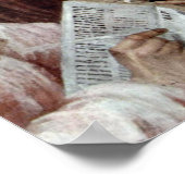 Raffael - Athen-Schule Detail: Pythagoras Poster (Ecke)