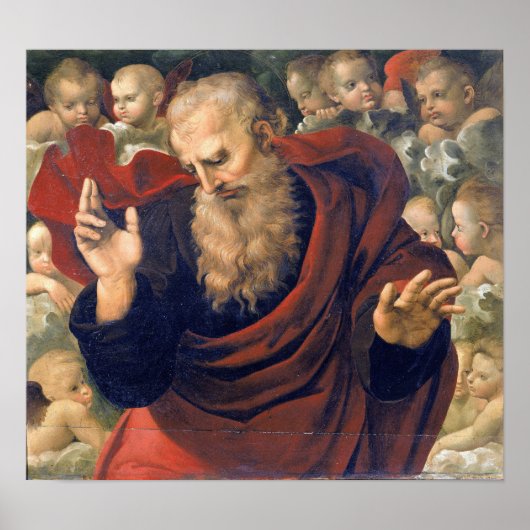 Raffaello Sanzio da Urbino - eterno e angeli Poster (Vorne)