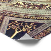 Raffaello Sanzio da Urbino - Justitia Tondo Poster (Ecke)