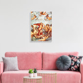 Raffaello Sanzio da Urbino - Triumph von Galatea Leinwanddruck (Insitu (Wohnzimmer))