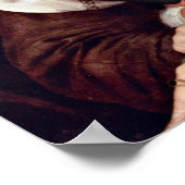 Raffaello Sanzio - Frauenportrait (Die Mute) Poster (Ecke)