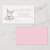 Raffalierkarten für das Kaninchen Visitenkarte (Vorne/Hinten)