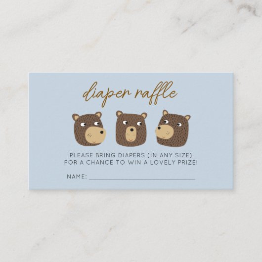 Raffel Begleitkarte (Vorderseite)