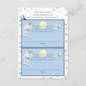 Raffel des Weltraumschlauchers Begleitkarte (Vorderseite)