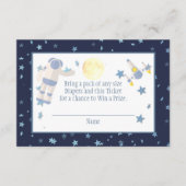 Raffel für den Weltraumfahrer | weiß Begleitkarte (Vorderseite)