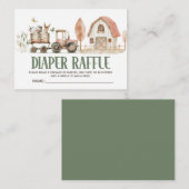 Raffel für Kleintiere Begleitkarte (Vorne/Hinten)