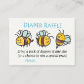 Raffelkarten für Hummeln Platzkarte (Vorderseite)