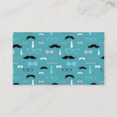 Raffelschein, Aquamarin, schwarz Begleitkarte (Rückseite)