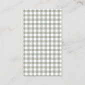 Raffelschein für Alberne Gänsepferde Begleitkarte (Rückseite)