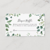 Raffelschein für das Drehbuch "Green Foliage" Begleitkarte (Vorderseite)