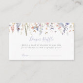 Raffelschein für die Sommer-Multicolor-Wildblume Begleitkarte (Vorderseite)