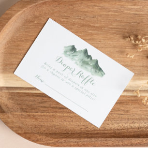 Raffelschein für Grüne Berge Begleitkarte