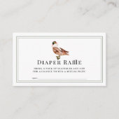 Raffelschein für klassische Ente/Mallard-Würfel Begleitkarte (Vorderseite)