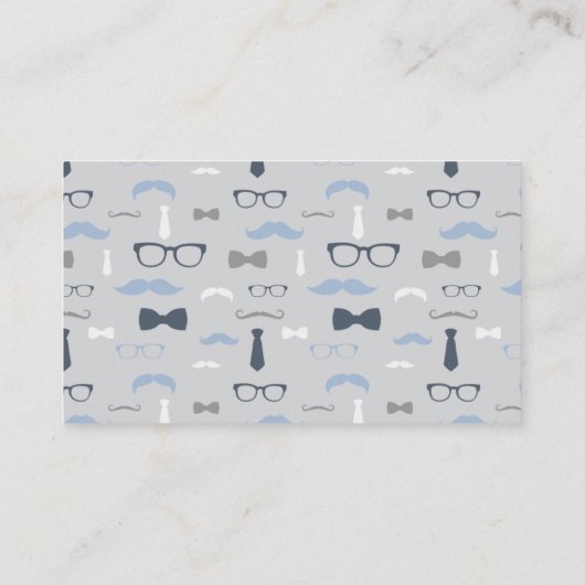 Raffelscheine, Navy Blue, Grau Begleitkarte (Rückseite)