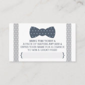 Raffelscheine, Navy Blue, Grau Begleitkarte (Vorderseite)