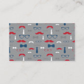 Raffelscheine, Navy Blue, Red Begleitkarte (Rückseite)