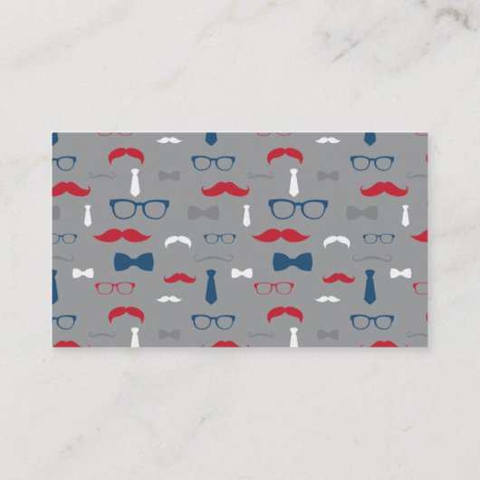 Raffelscheine, Navy Blue, Red Begleitkarte (Rückseite)