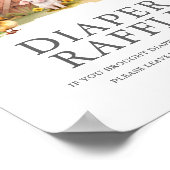 Raffelzeichen für niedliche Farmtiere Poster (Ecke)