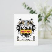 Rafferty Familienwappen Postkarte (Stehend Vorderseite)