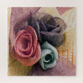 Raffia-Rose Puzzle (Horizontal)