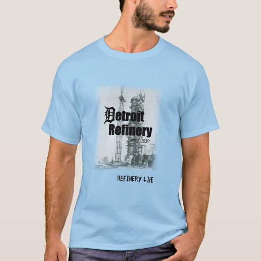 Raffinerie-Leben - Detroit-Geschichte T-Shirt (Vorderseite)