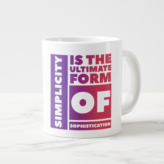 Raffinesse. - Jumbo-Tasse (Vorderseite Rechts)