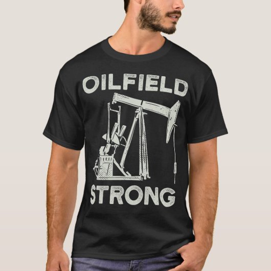 Raffinierer für Ölfeld-Ölfelderei T-Shirt (Vorderseite)