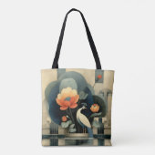 Raffiniert, Stylisch, Einfach Deco Tasche (Rückseite)