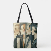Raffiniert, Stylisch, Einfach Deco Tasche (Rückseite)