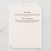 Raffinierte, edle Speisen Obertonleuchten Einladung (Rückseite)