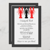 Raffinierte Einladungen für Langusten/Hummerkohl (Vorne/Hinten)