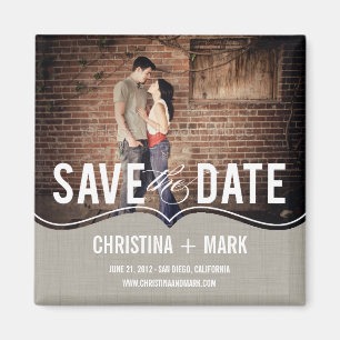 Raffinierte Elegance speichert das Datum Magnet - 