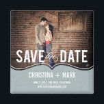 Raffinierte Elegance speichert das Datumsfenster - Magnet<br><div class="desc">Dieser schicke und moderne Magnet lädt Ihre Gäste stilvoll zum Save the Date ein. Auch in anderen Farben verfügbar,  oder klicken Sie auf "Anpassen",  um die Hintergrundfarbe in eine beliebige Farbe zu ändern. Design © berryberrysweet.com</div>