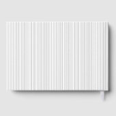 Raffinierte graue Streifen Gästebuch (Rückseite)