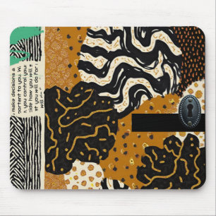 Raffinierte luxuriöse afrikanische asiatische kari mousepad