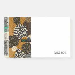 Raffinierte luxuriöse afrikanische asiatische kari post-it klebezettel