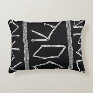 Raffinierte Luxus Afrikanische Karibische Mudcloth Dekokissen