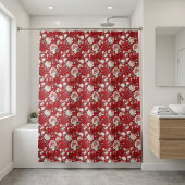 Raffinierte Rose Duschvorhang