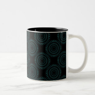 Raffinierte schicke Tasse, Aquamarin Zweifarbige Tasse