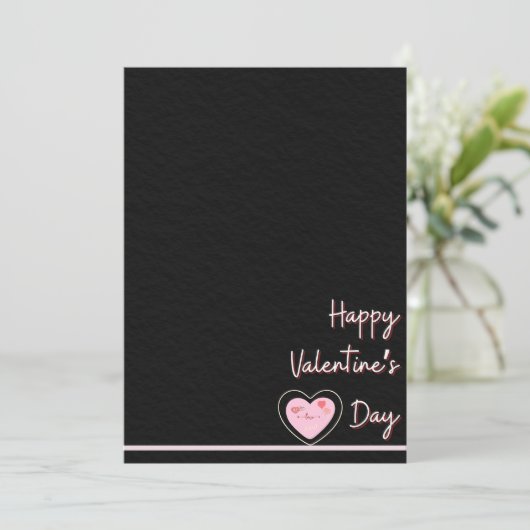 Raffinierte Süße Feiertagskarte (Stehend Vorderseite)